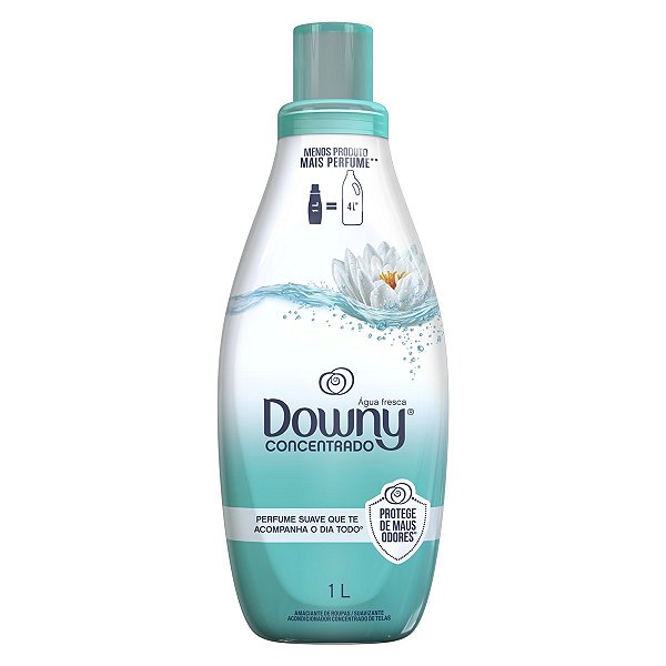 Amaciante De Roupas Concentrado Downy Agua Fresca 1 Litro - Embalagem 1X1 LT