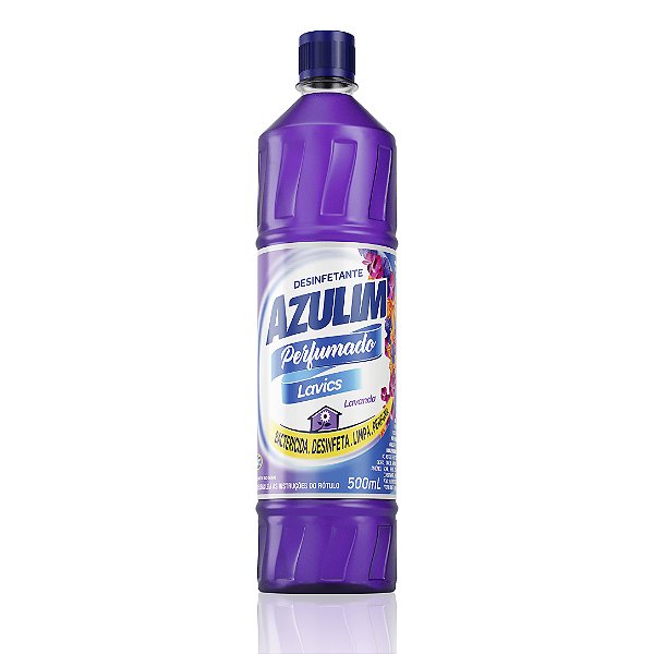 Desinfetante Azulim Lavics Lavanda 500Ml - Embalagem 12X500 ML - Preço Unitário R$3,06