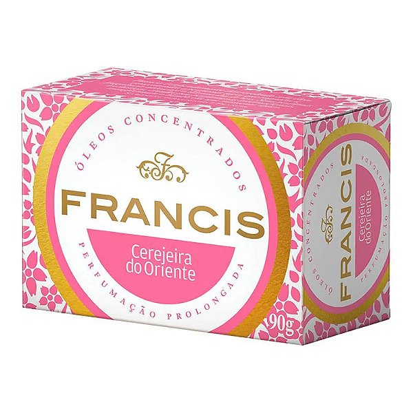 Sabonete Francis Caixa Rosa Cerejeira Do Oriente Leve Mais Pague Menos 90Gr - Embalagem 12X90 GR - Preço Unitário R$3,00