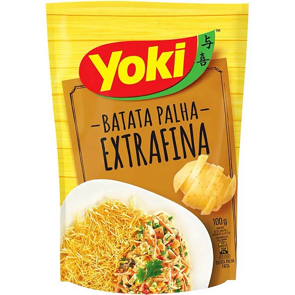Batata Palha Yoki Extra Fina 100Gr - Embalagem 20X100 GR - Preço Unitário R$8,17