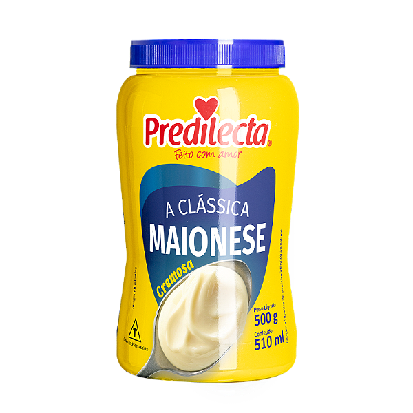 Maionese Predilecta Tradicional Pet 500Gr - Embalagem 1X500 GR