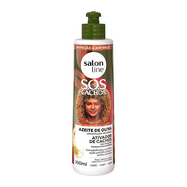 Ativador De Cachos Salon Line S.O.S Cachos Azeite De Oliva 300Ml - Embalagem 1X300 ML