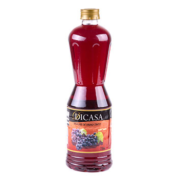 Vinagre Dicasa Vinho Tinto 750Ml - Embalagem 12X750 ML - Preço Unitário R$5,29
