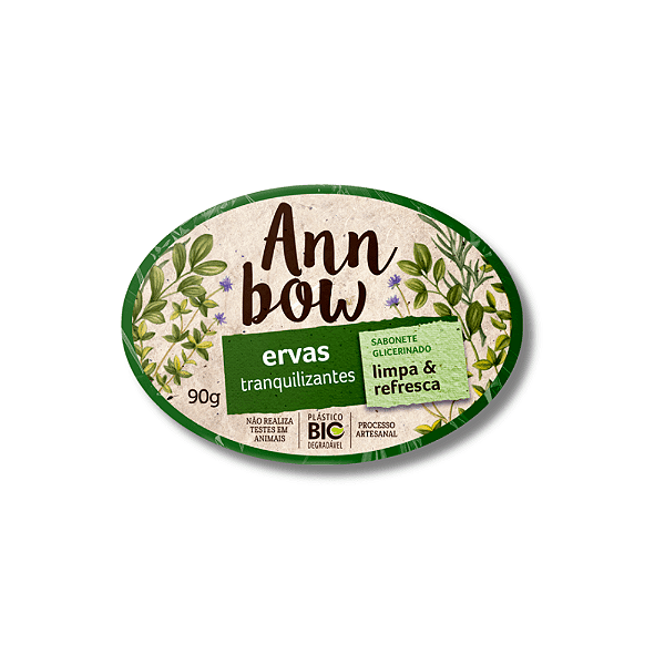 Sabonete De Glicerina Ann Bow Ervas Tranquilizantes 90Gr - Embalagem 12X90 GR - Preço Unitário R$3,33