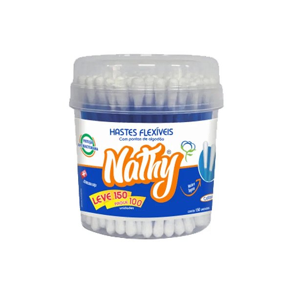 Hastes Flexiveis Nathy Pote Com 150 Unidades - Embalagem 1X150 UN