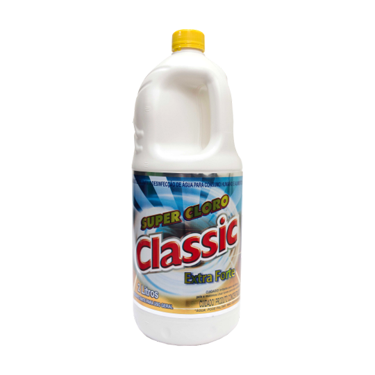 Cloro Classic 2 Litros - Embalagem 8X2 LT - Preço Unitário R$6,62