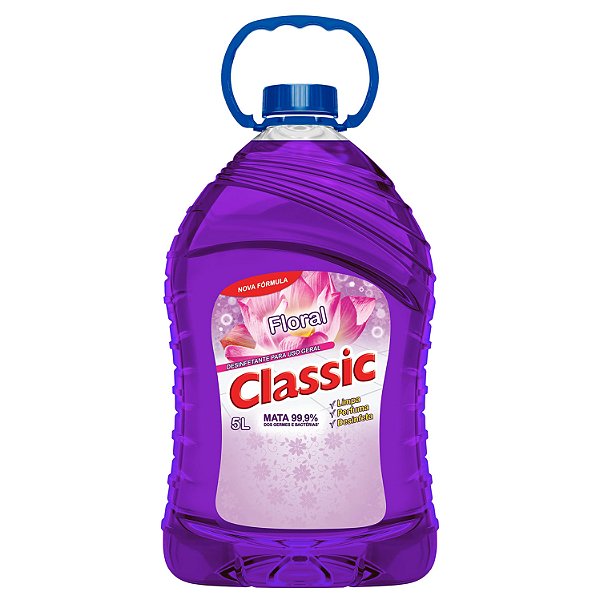 Desinfetante Institucional Classic Floral 5 Litros - Embalagem 1X5 LT