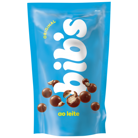 Chocolate Bibs Ao Leite Pouch 120Gr - Embalagem 1X120 GR