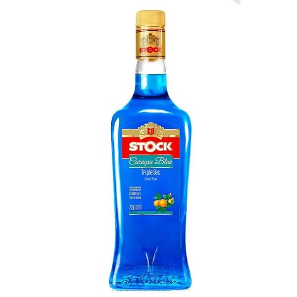 Licor Stock Curacau Blue 720Ml - Embalagem 1X720 ML