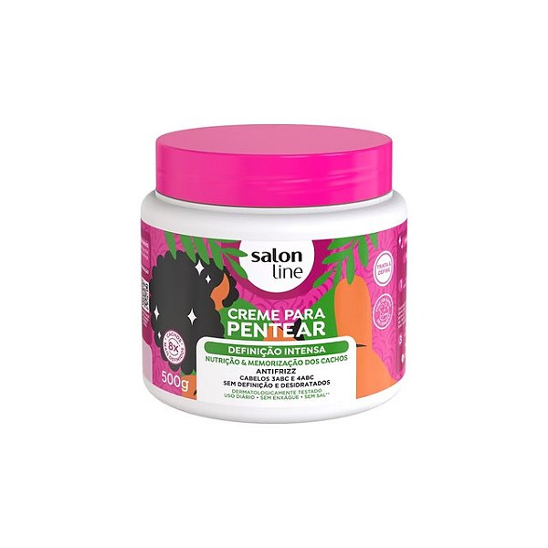 Creme De Cabelo Para Pentear Salon Line Definição Intensa 500Gr - Embalagem 1X500 GR