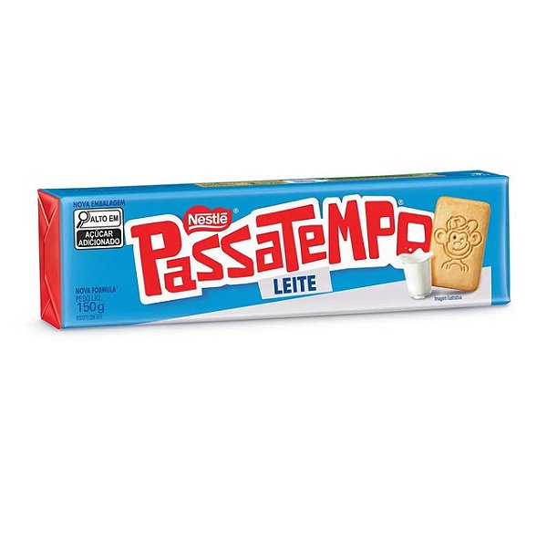 Biscoito Nestle Passatempo Leite 150Gr - Embalagem 54X150 GR - Preço Unitário R$3,51