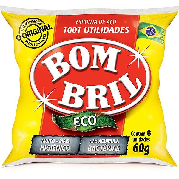 La De Aco Bombril 60Gr - Embalagem 14X8 UN - Preço Unitário R$1,92