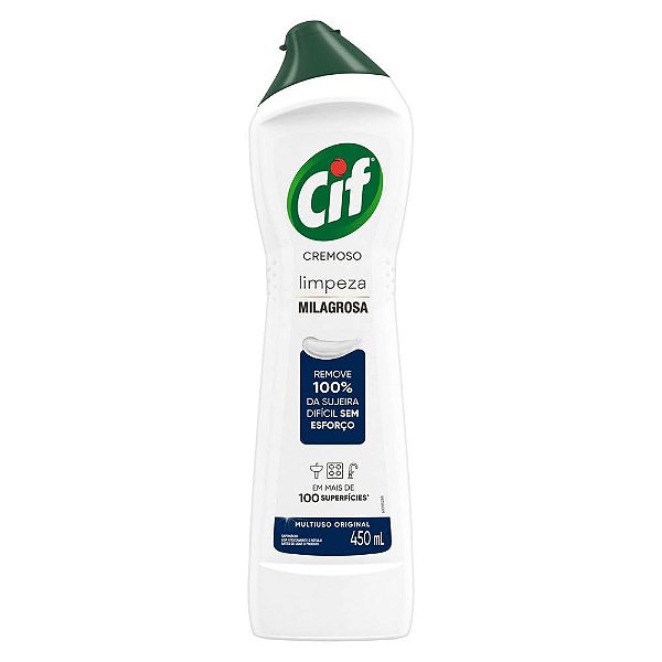 Limpador Cremoso Multiuso Cif Original 450Ml - Embalagem 1X450 ML