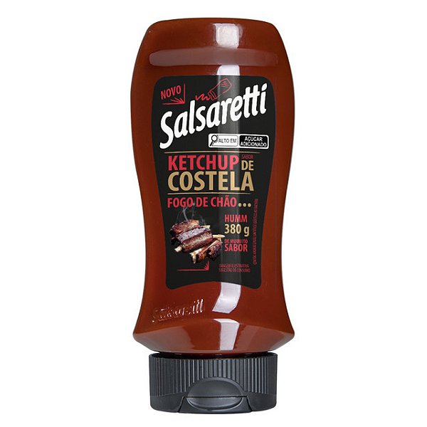 Catchup Salsaretti Costela Top Down 380Gr - Embalagem 1X380 GR