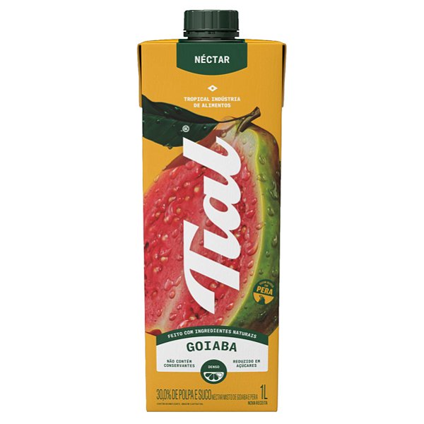 Suco Tial Nectar Misto Goiaba E Pera 1 Litro - Embalagem 12X1 LT - Preço Unitário R$5,76