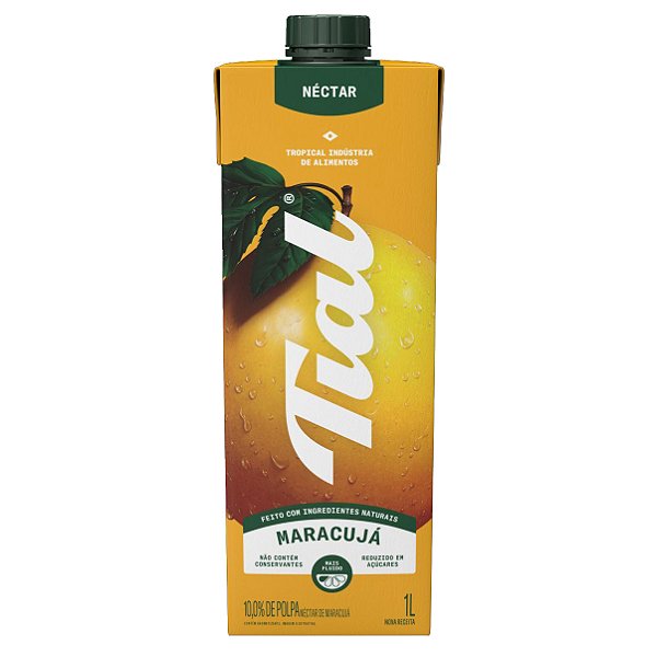 Suco Tial Nectar Maracuja 1 Litro - Embalagem 12X1 LT - Preço Unitário R$5,76