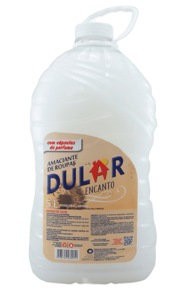 Amaciante De Roupas Institucional Dular Encanto 5 Litros - Embalagem 1X5 LT