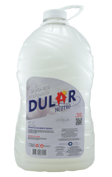 Sabonete Liquido Institucional Dular Neutro Perolado 5 Litros - Embalagem 1X5 LT
