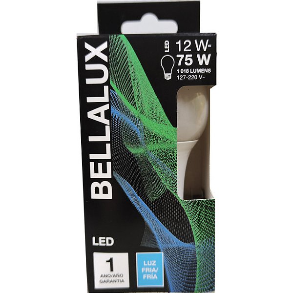 Lampada De Led Bellalux 12W Branca Luz Fria Bivolt 100-240V - Embalagem 1X1 UN