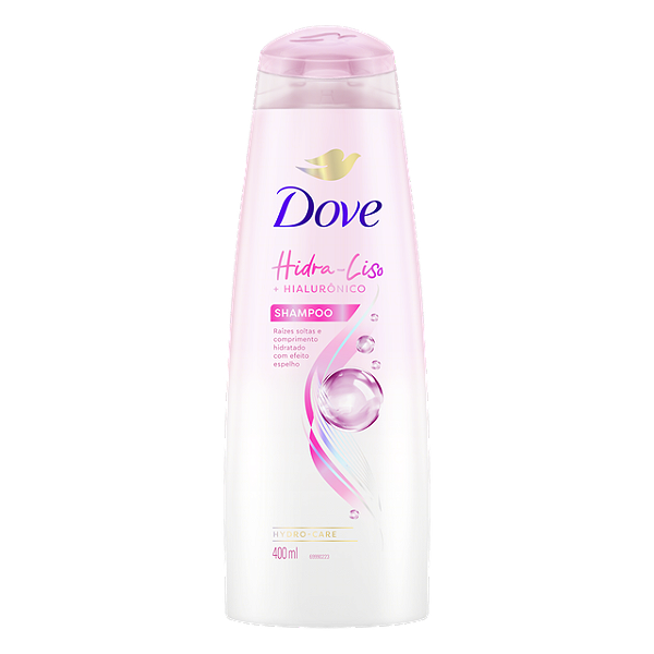 Shampoo Dove Hidra Liso 400Ml - Embalagem 1X400 ML