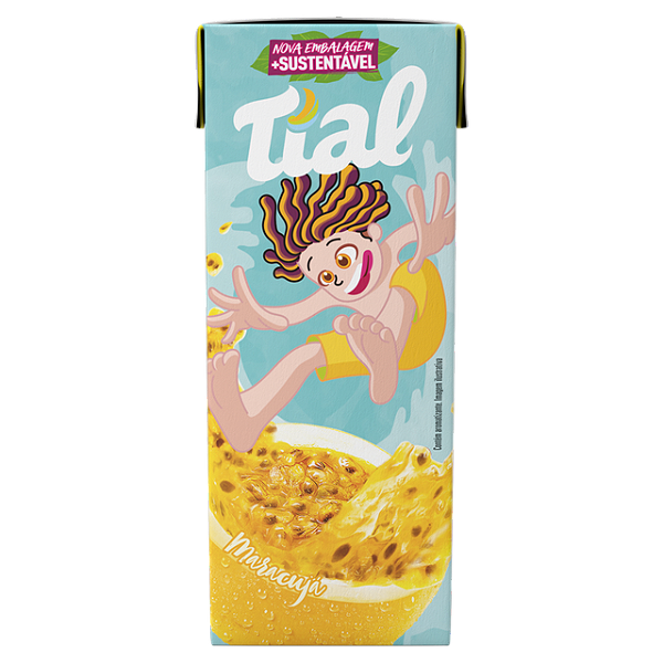Suco Tial Kids Nectar Maracuja 200Ml - Embalagem 24X200 ML - Preço Unitário R$1,72