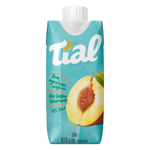 Suco Tial Nectar Misto Pessego E Pera 330Ml - Embalagem 12X330 ML - Preço Unitário R$2,70