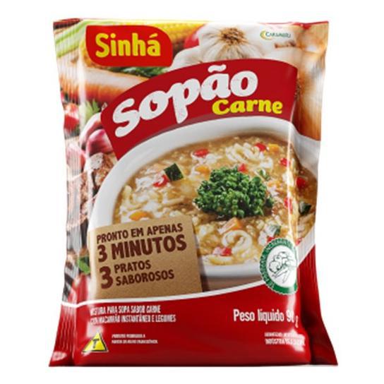 Sopao Sinha Carne 90Gr - Embalagem 12X90 GR - Preço Unitário R$3,77