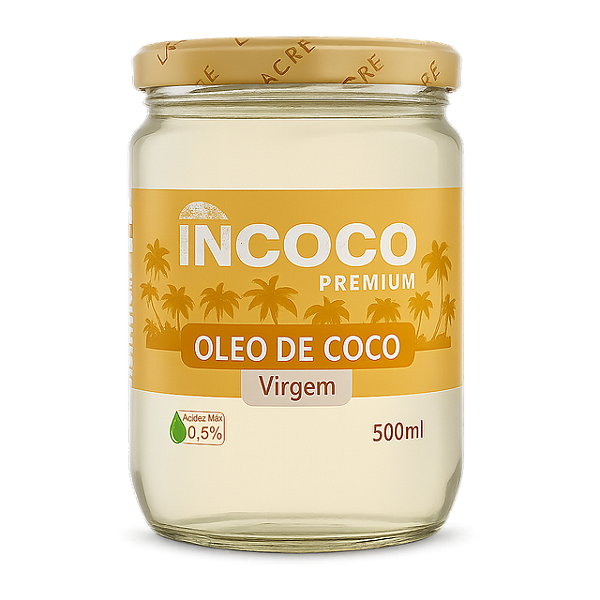 Oleo De Coco Incoco Virgem 500Ml - Embalagem 1X500 ML
