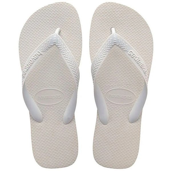 Sandalia Chinelo Havaianas Top Adulto Branca Tamanho 35/36 - Embalagem 1X1 PAR