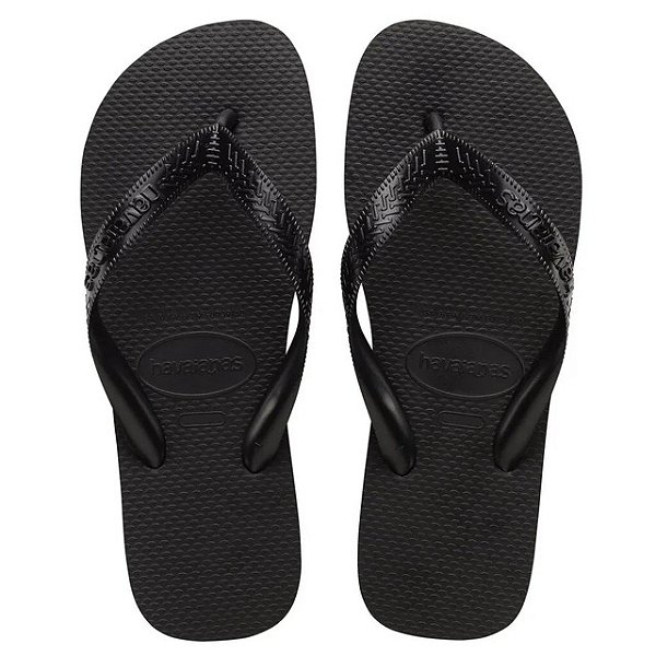 Sandalia Chinelo Havaianas Top Adulto Preta Tamanho 39/40 - Embalagem 1X1 PAR