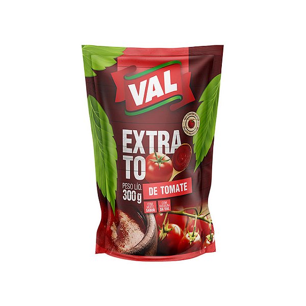 Extrato De Tomate Val Sache 300Gr - Embalagem 36X300 GR - Preço Unitário R$2,36