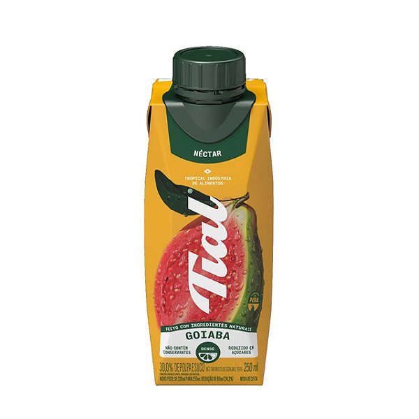 Suco Tial Nectar Misto Goiaba E Pera 250Ml - Embalagem 12X250 ML - Preço Unitário R$2,70