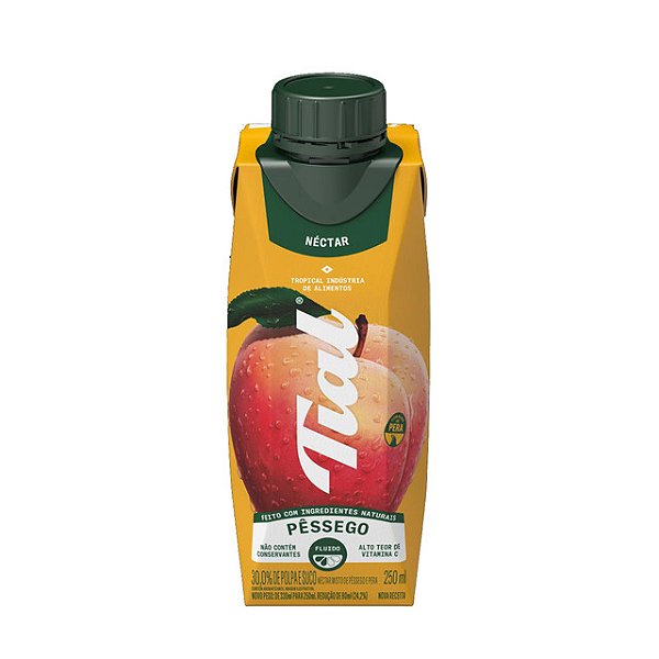 Suco Tial Nectar Misto Pessego E Pera 250Ml - Embalagem 12X250 ML - Preço Unitário R$2,70