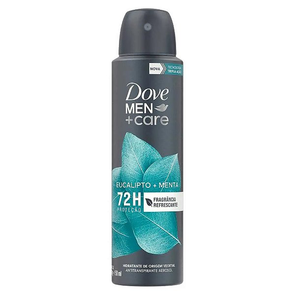 Desodorante Aerossol Dove Masculino Eucalipto E Menta 150Ml - Embalagem 1X150 ML