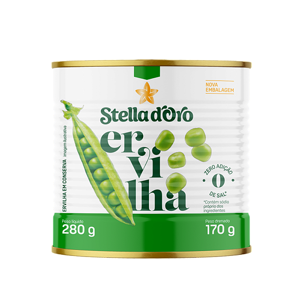 Ervilha Stella Doro Lata 170Gr - Embalagem 24X170 GR - Preço Unitário R$2,81