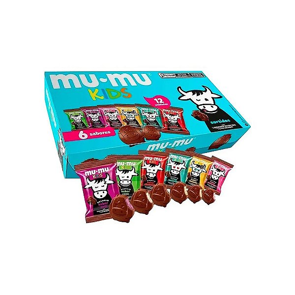 Bombom Mumu Kids Sortido Caixa 187,2Gr - Embalagem 1X187,2 GR