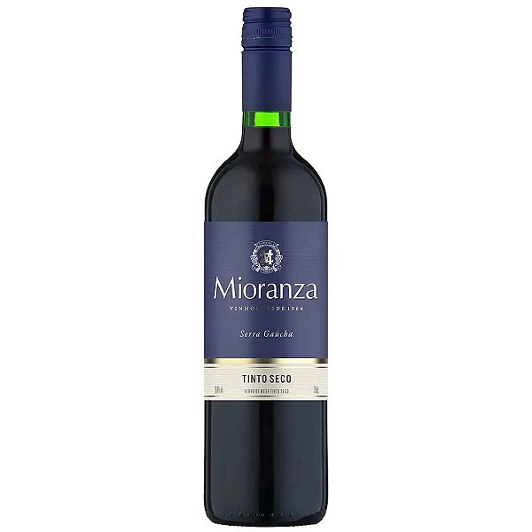 Vinho Mioranza Tinto Seco 750Ml - Embalagem 12X750 ML - Preço Unitário R$13,44