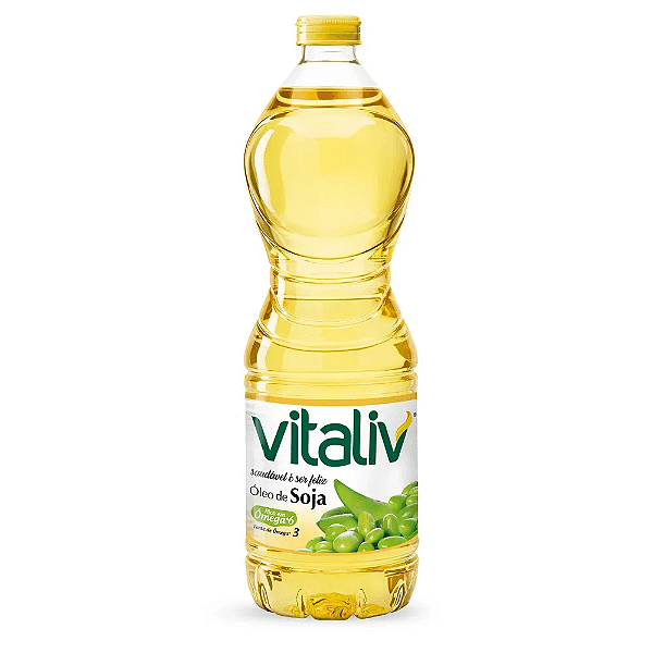 Oleo Vegetal De Soja Vitaliv 900Ml - Embalagem 20X900 ML - Preço Unitário R$8,80