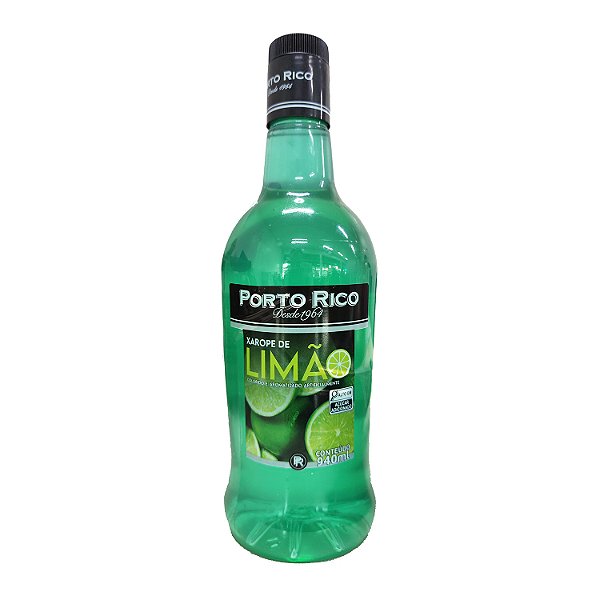 Xarope De Limao Porto Rico 940Ml - Embalagem 6X940 ML - Preço Unitário R$8,92