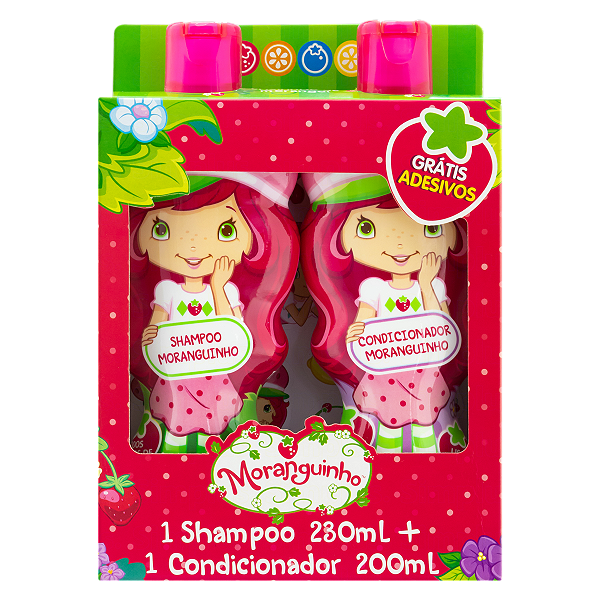 Kit Infantil Nutriex Moranguinho Shampoo 230Ml + Condicionador 200Ml - Embalagem 1X2 UN