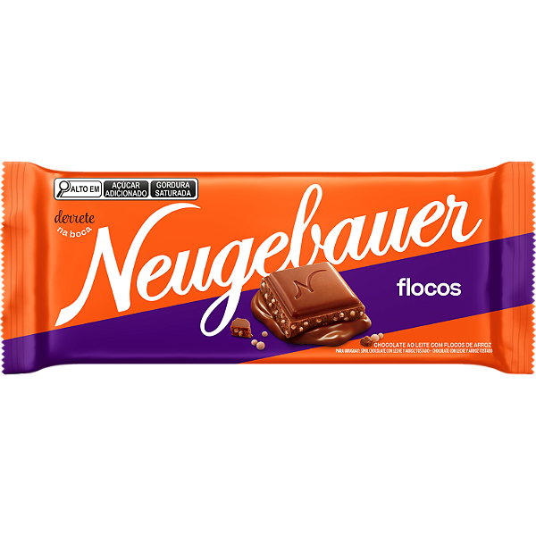 Chocolate Tablete Neugebauer Flocos 80Gr - Embalagem 1X80 GR