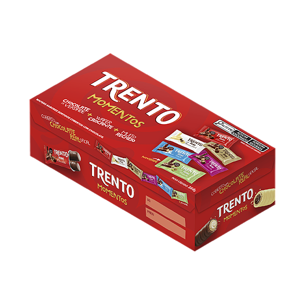 Bombom Trento Momentos Caixa 168Gr - Embalagem 1X168 GR