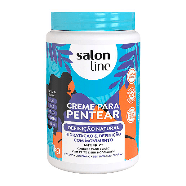 Creme De Cabelo Para Pentear Salon Line Definicao Natural 1Kg - Embalagem 1X1 KG