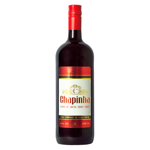 Vinho Chapinha Tinto Suave 1 Litro - Embalagem 6X1 L - Preço Unitário R$15,31