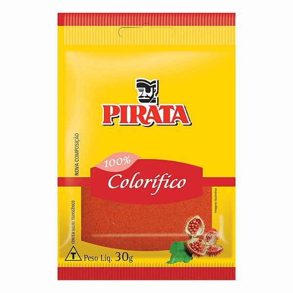 Colorifico Pirata Cartela 30Gr - Embalagem 30X30 GR - Preço Unitário R$1,11