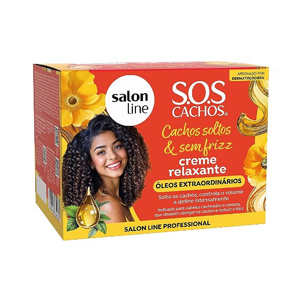 Creme Relaxante Salon Line Cachos Soltos E Sem Frizz 200Gr - Embalagem 1X200 GR