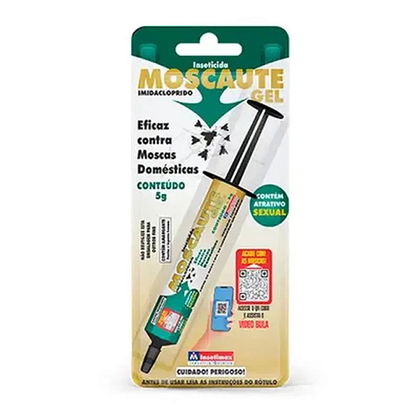 Inseticida Seringa Insetimax Mouscaute Gel 5Gr - Embalagem 1X5 GR