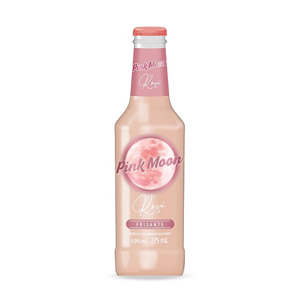 Vinho Pink Moon Frisante Rose 275Ml - Embalagem 6X275 ML - Preço Unitário R$4,63