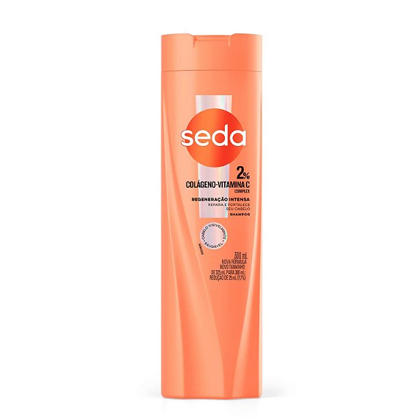 Shampoo Seda Regeneracao Intensa Colageno E Vitamina C 300Ml - Embalagem 1X300 ML