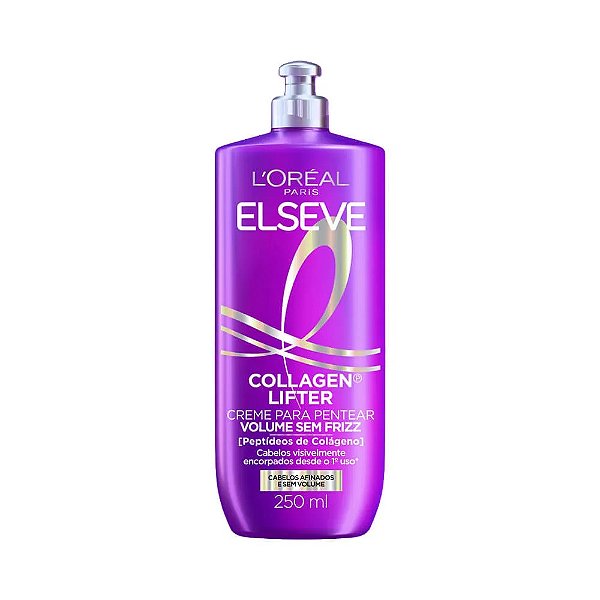 Creme De Cabelo Para Pentear Elseve Collagen Lifter 250Ml - Embalagem 1X250 ML